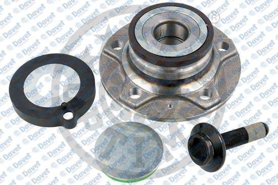 OPTIMAL 102302 Arka Teker Poryasi [Kit] Rulmanli Audi A4 A5 A6 08> 1.8 Tfsi 2.0 Tdi 5 Bijon